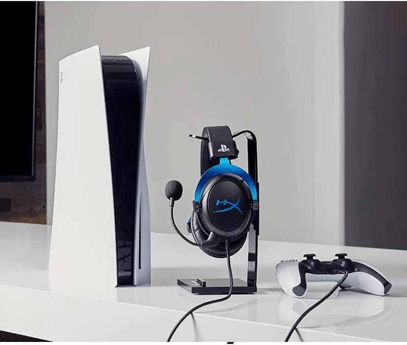HyperX Cloud - Gaming-Headset, Playstation Offizielles Lizenziertes Produkt, für PS5 und PS4, Memory