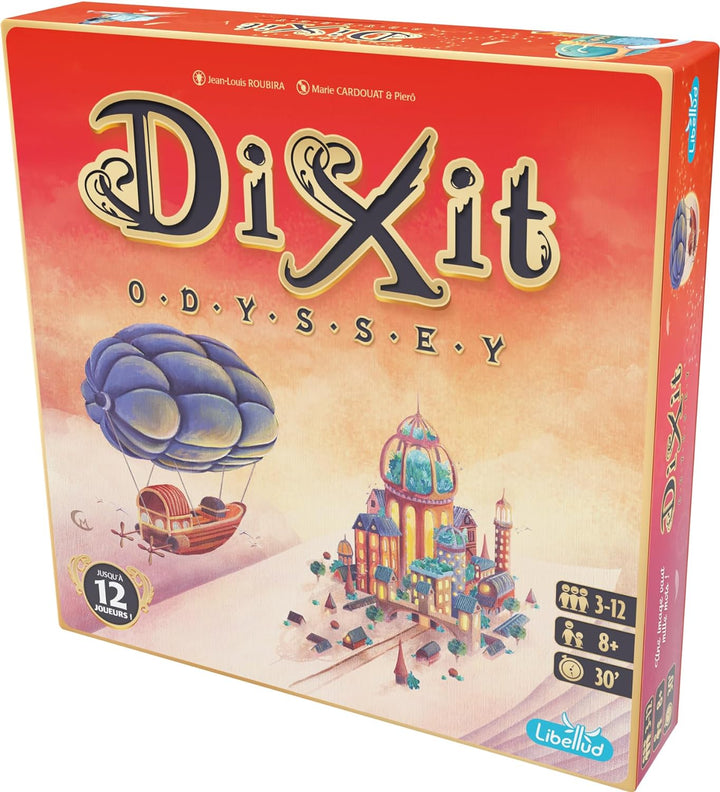Libellud | Dixit Odyssey (Edition 2022) | Kommunikationsspiel | Alter: 8+ | 3 bis 12 Spieler | Spiel