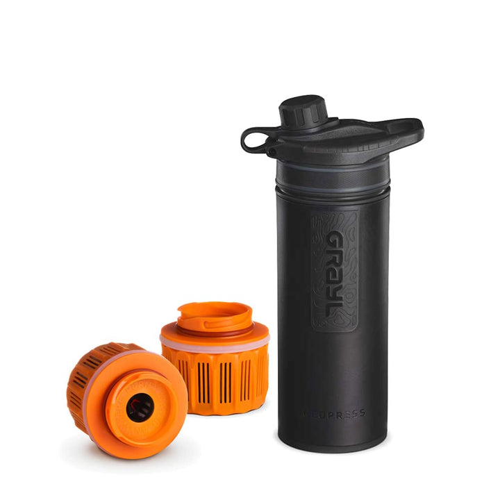Grayl GeoPress Outdoor- & Reisewasserfilter | für 250L Wasser | Filterkartusche wechselbar | Covert