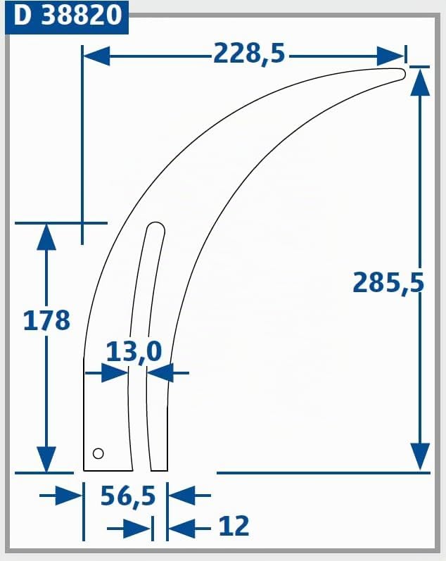 Spaltkeil für Tischkreissäge DIN 38820 350-450 mm / 3,2 mm