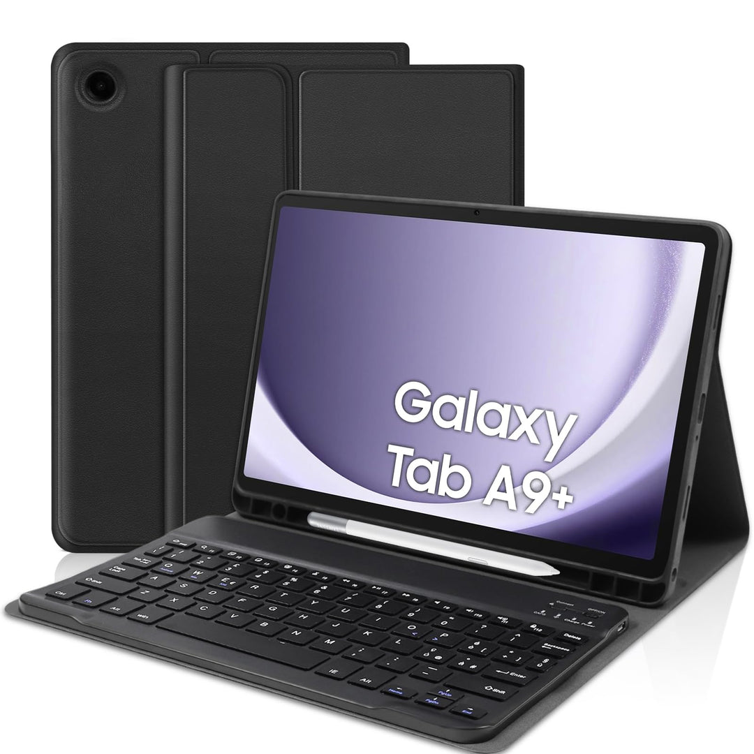 Tastatur Hülle für Samsung Galaxy Tab А9 Plus 2023 11 Zoll,Italienisches Layout