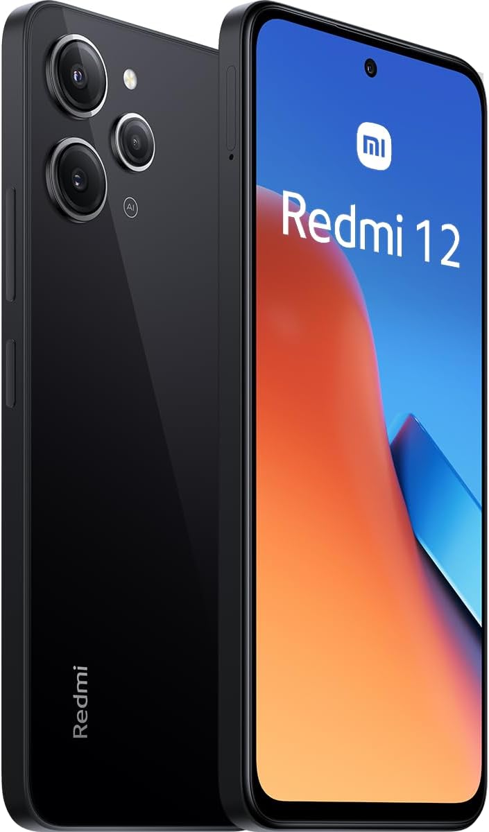 Xiaomi Redmi 12 4GB RAM 128GB Midnight Black Schwarz, Schwarz