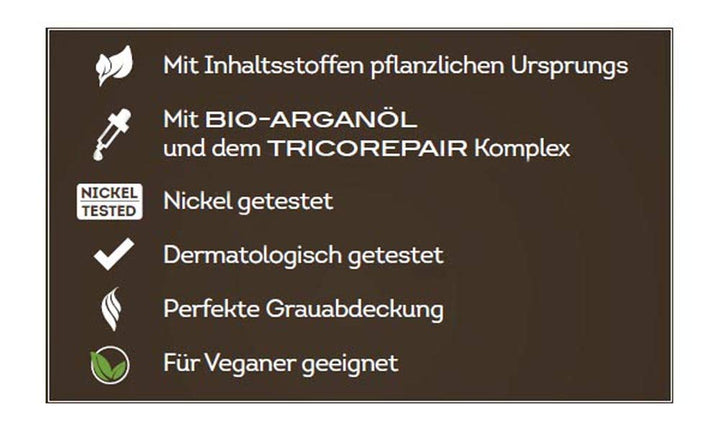 BIOKAP RAPID Permanente Haarfarbe 4.0 Naturbraun | NUR 10 MINUTEN EINWIRKZEIT | Bio Arganöl - TricoR