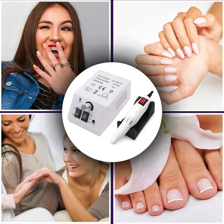 Lewer - Nagelfräser Set DM-2000 20W, Professionelles Maniküre & Pediküre Set, Nagelhaut- & Lackentfe