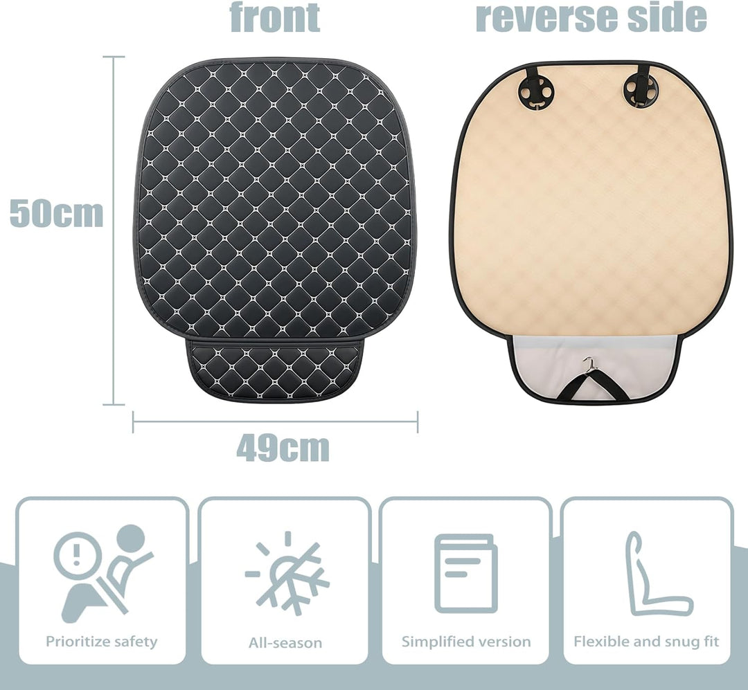 Sitzauflage Auto, 2 Stück Sitzkissen Auto Vordersitze, Stilvolle Car Seat Cover Vordersitze, wasserd