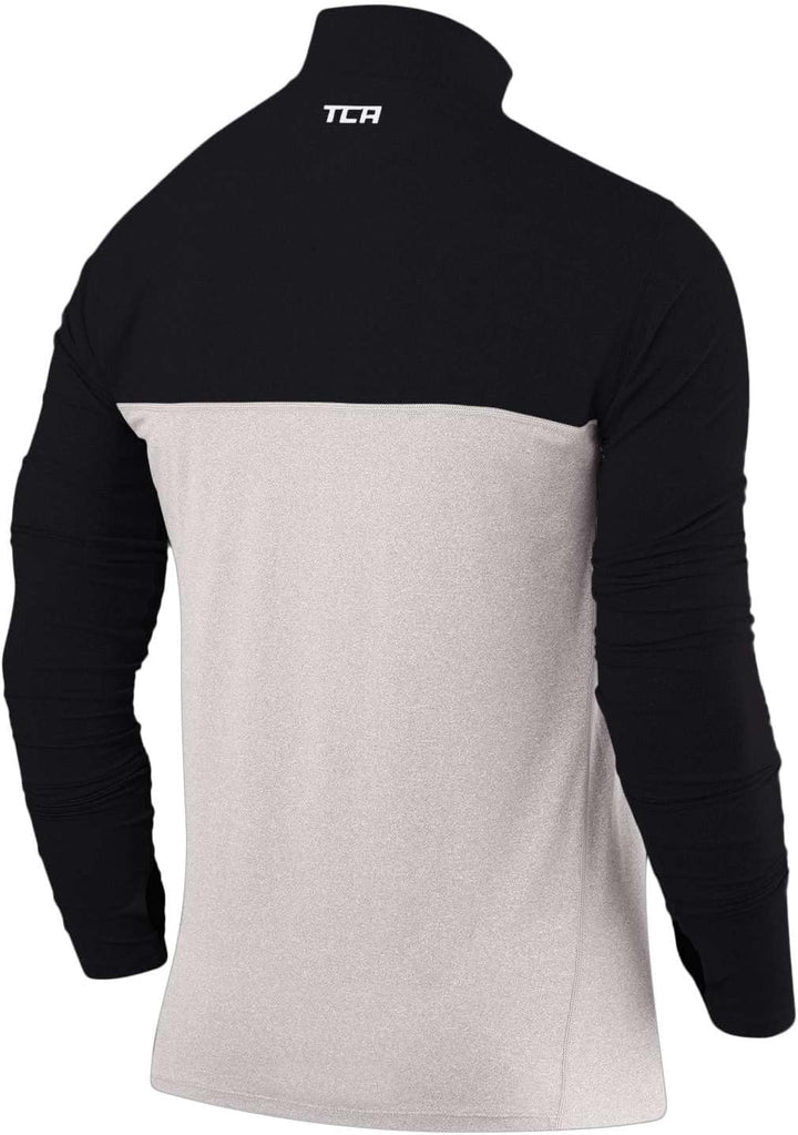 TCA Funktionsshirt Herren Langarm - Fusion Pro Quickdry Langarmshirt atmungsaktiv - Wandershirt Lauf