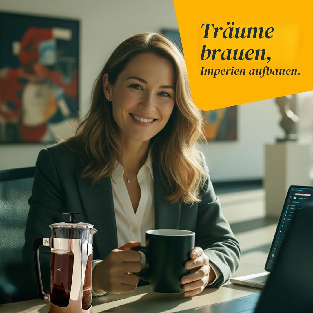 Espro Press P5, French Press, Chrom, für Kaffee, Glas, Edelstahl, versch. Grössen 0,55 l 18 oz, 18 o
