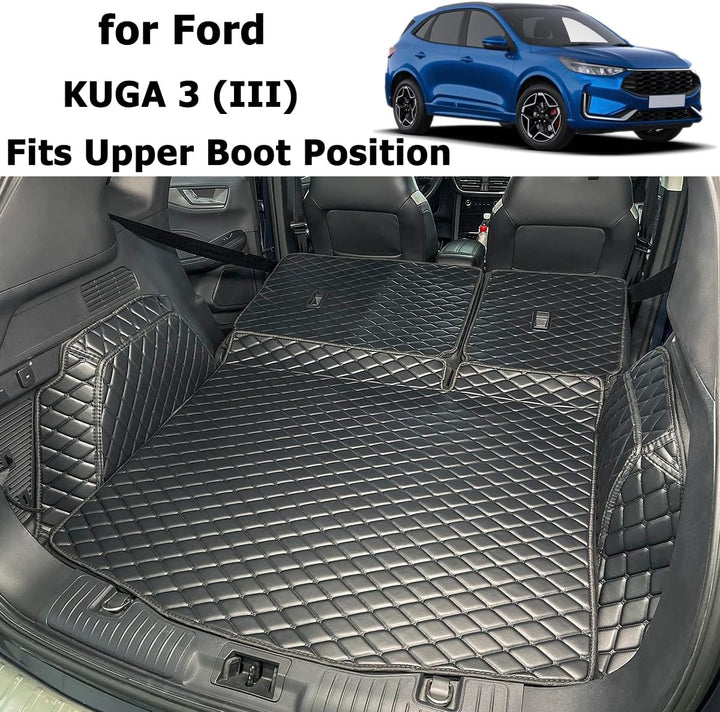 Kofferraumwanne kompatibel mit Ford KUGA 3 (III) 2019-2026 (obere Ladeboden) Kofferraummatte Kofferr