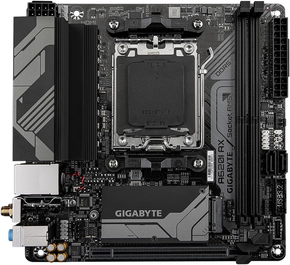 Gigabyte A620I AX Motherboard AMD A620 Buchse AM5 mini ITX
