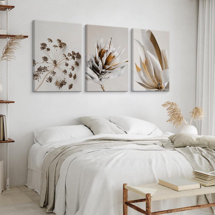 Muralo - Wandbilder Set - Leinwand Bilder Set Aufhängefertig - das Leinwandbilder Set - Bilder für W