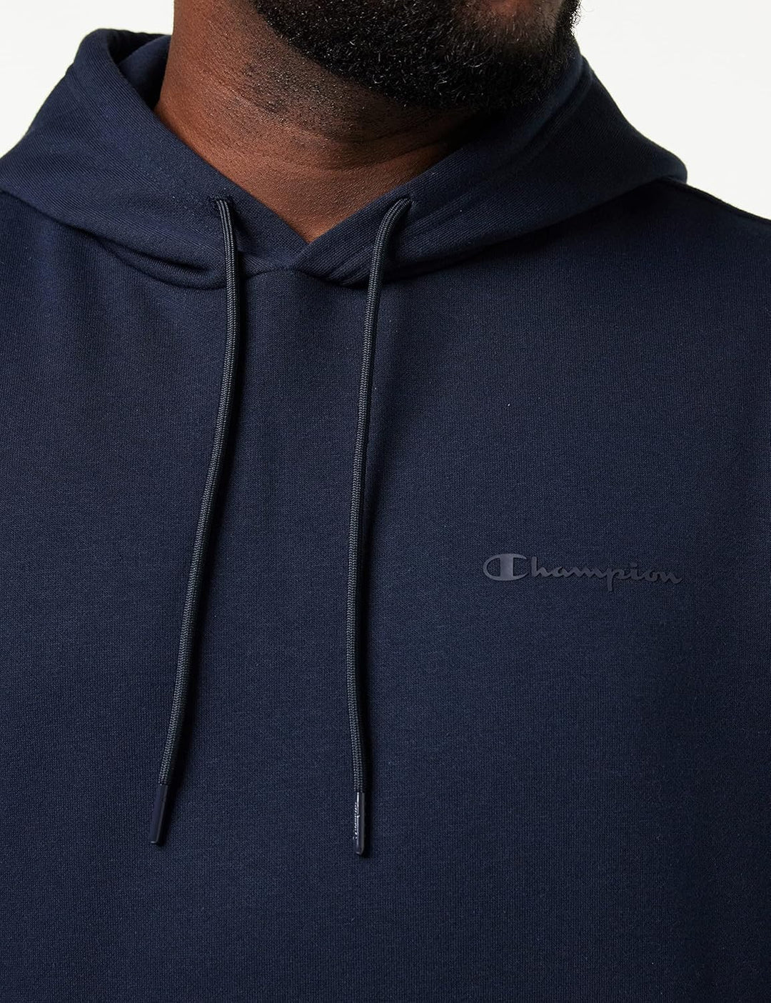 Champion Herren American Classics Small Script Logo Kapuzenpullover S Blau Ton in Ton, S Blau Ton in