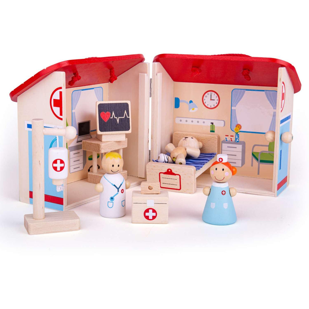 Bigjigs Toys Mini-Krankenhaus Spielset
