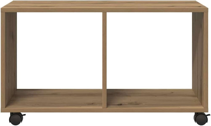 vidaXL Rollschrank, Rollcontainer mit Offenem Design, Aktenschrank für Büro Wohnzimmer, Büroschrank