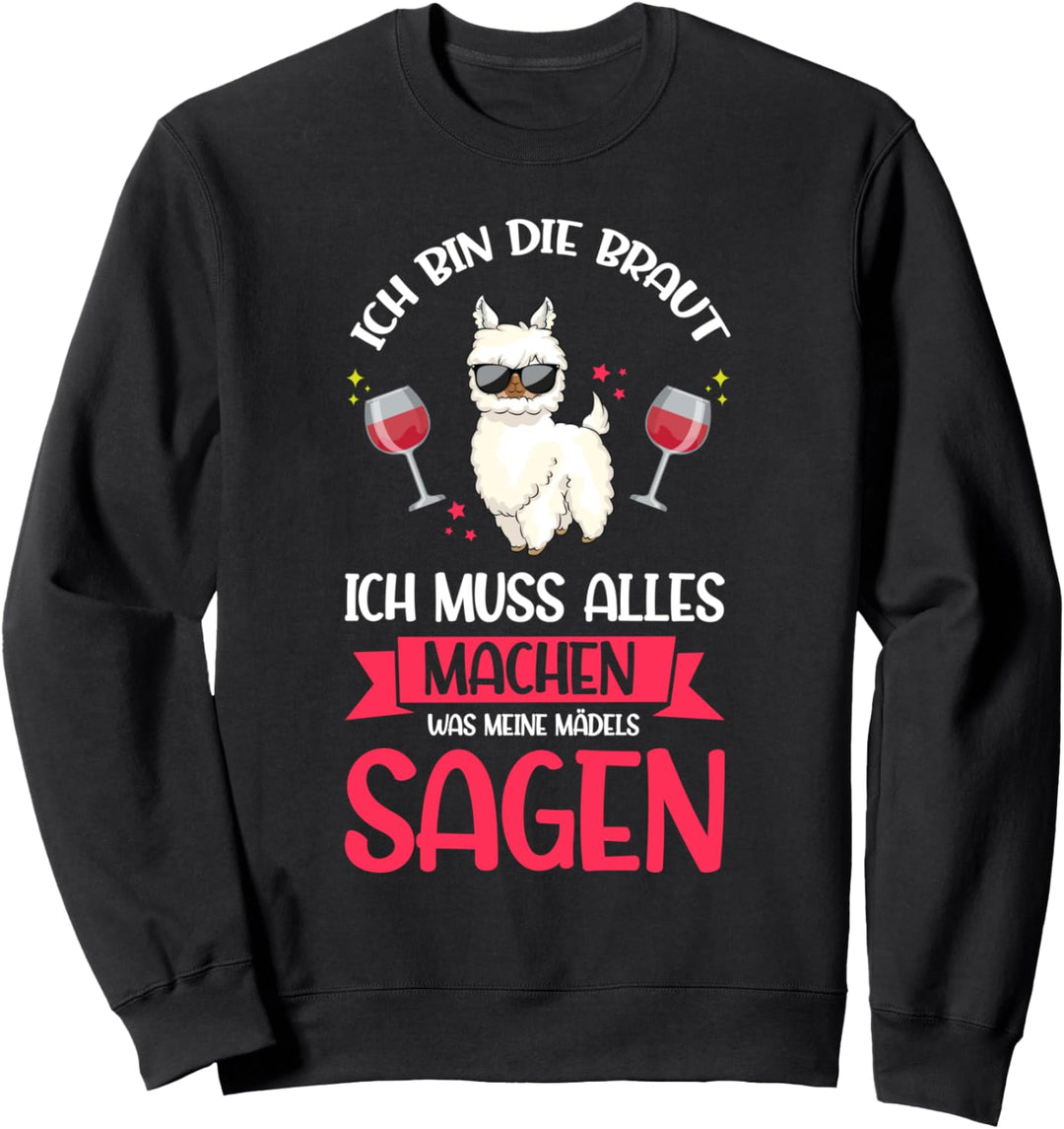 Junggesellenabschied Braut Einhorn Einhorn Sweatshirt