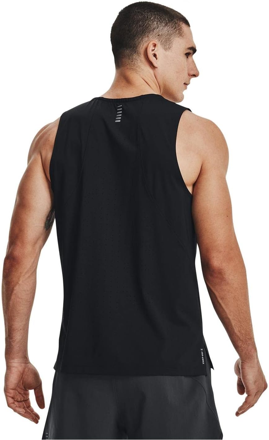 Under Armour Herren Iso Chill Laser Unterhemd Training Top Schwarz/Reflekt S S Schwarz/Reflektierend