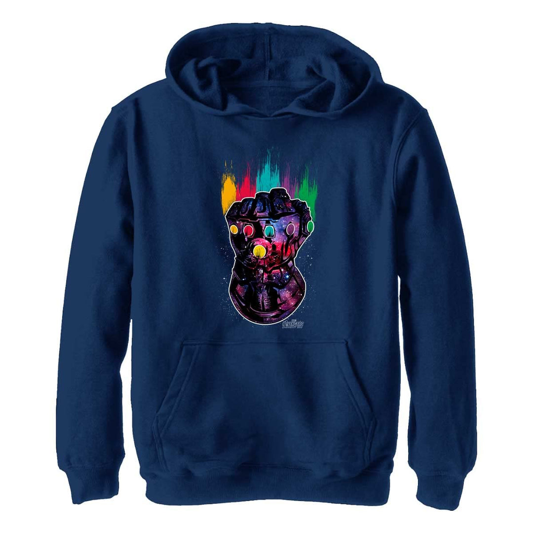 Marvel Jungen Gauntlet Hoodie, Heather Navy, L