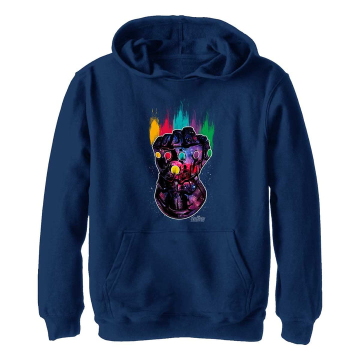 Marvel Jungen Gauntlet Hoodie, Heather Navy, L