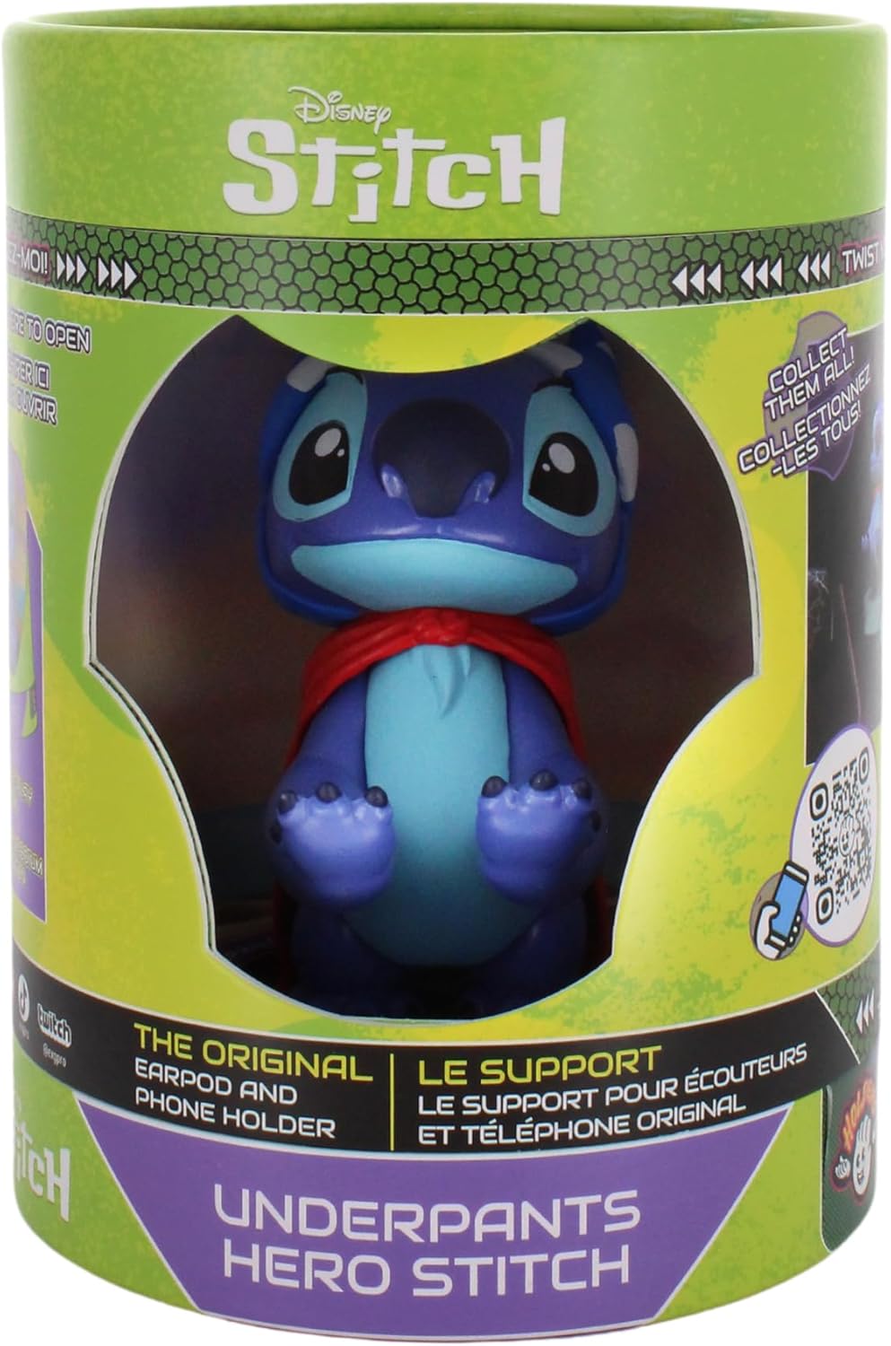 Cable Guys Minis Underpants Hero Stitch Handy Ständer & Ohrhörerhalter - Handyhalter für Schreibtisc