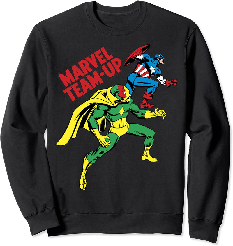Marvel Captain America & Vision Team-Up Sweatshirt