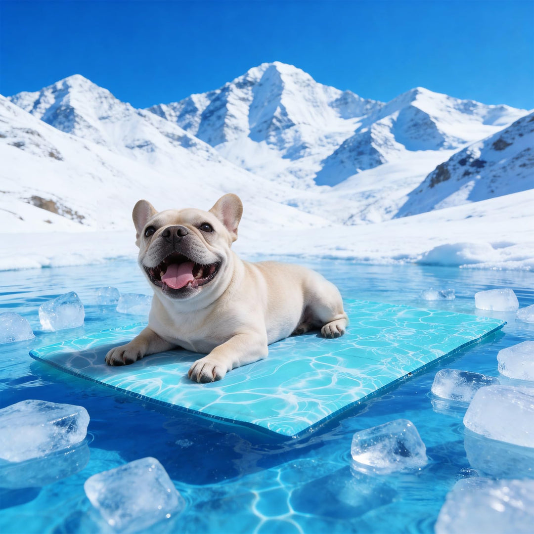 Pawtasy Kühlmatte Hunde Katzen Kühldecke für Hunde Kühlkissen mit Ungiftiges Gel Hundekühlmatte Selb