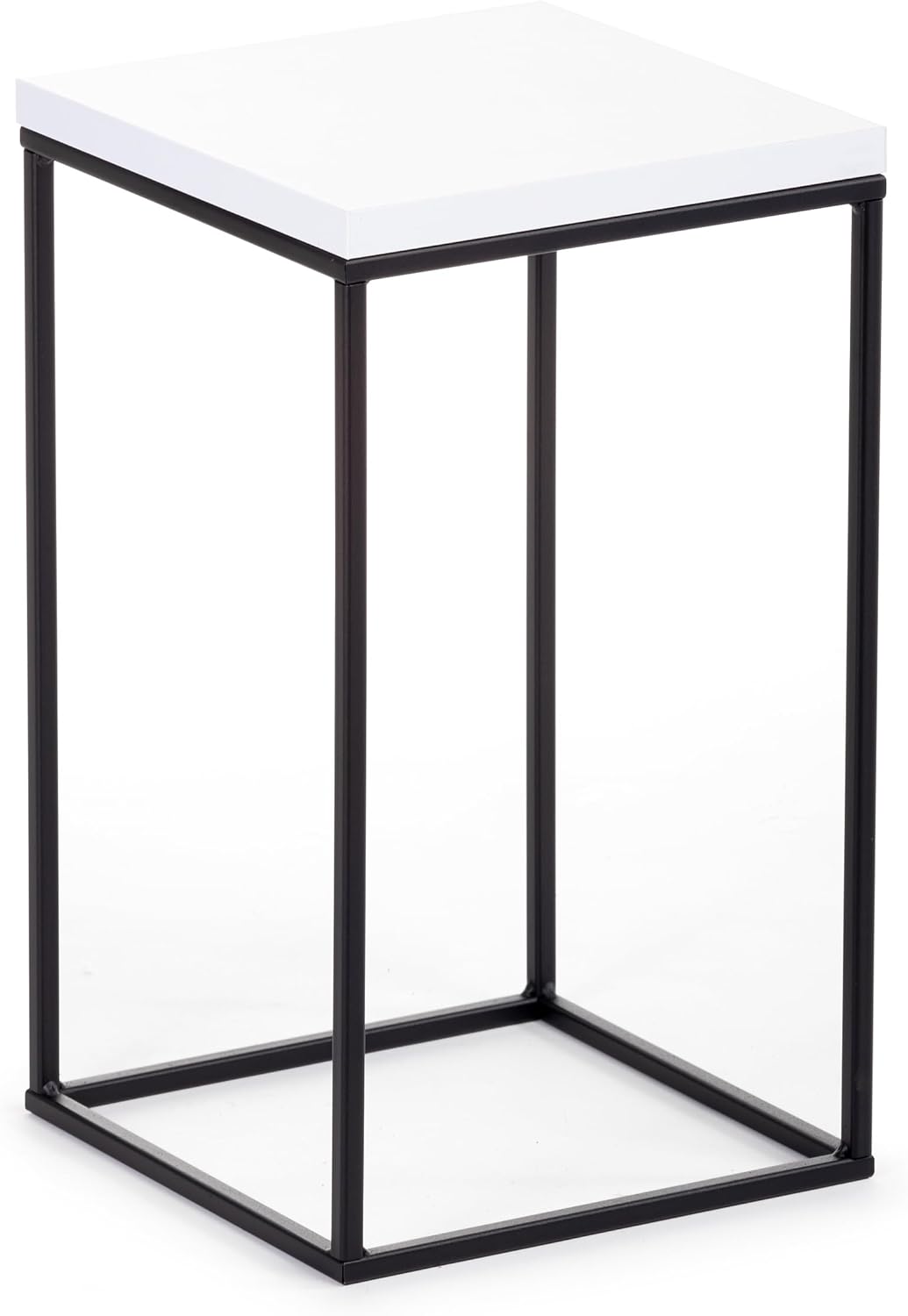 HowHomely Pflanzenständer Metall 40 cm Hoch - Stabiler und Fester Blumenhocker im Loft Stil - Blumen