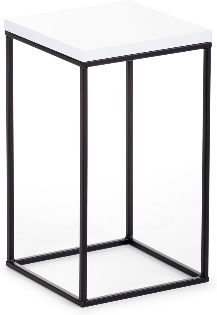 HowHomely Pflanzenständer Metall 40 cm Hoch - Stabiler und Fester Blumenhocker im Loft Stil - Blumen