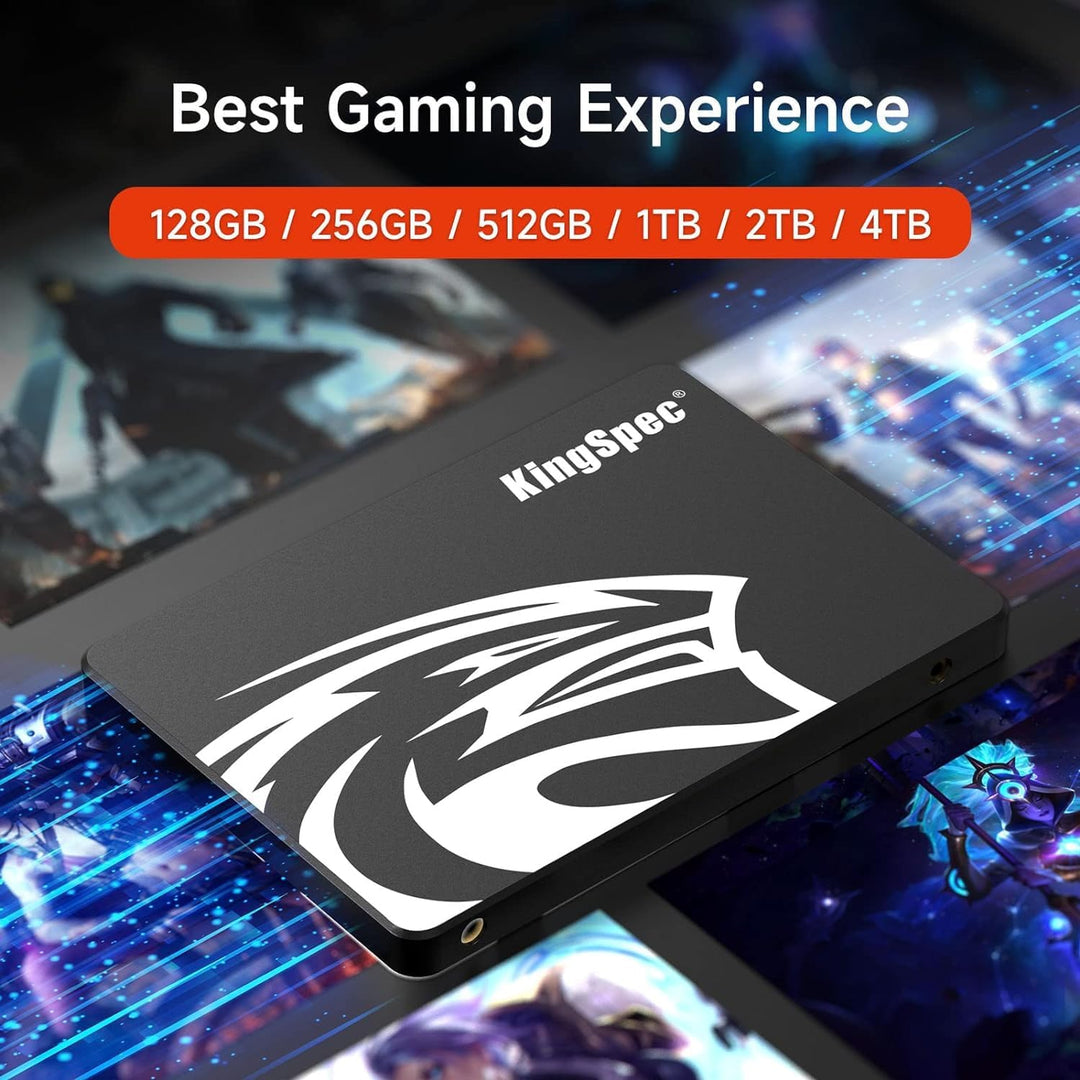 KingSpec 2TB 2 5 Zoll SATA SSD, 2.5 inch SATA III 6Gb/s Interne Solid State Festplatte - 3D NAND Fla