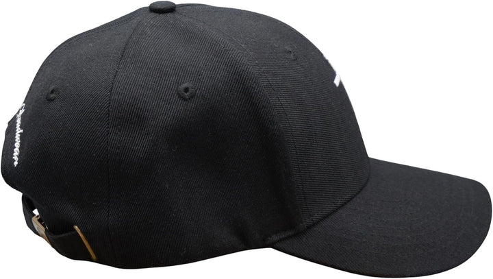 Bexxwell Baseball Cap schwarz mit Kreuz-Stickerei (optimale Passform, Kappe, Black, Baseballcap, Cro