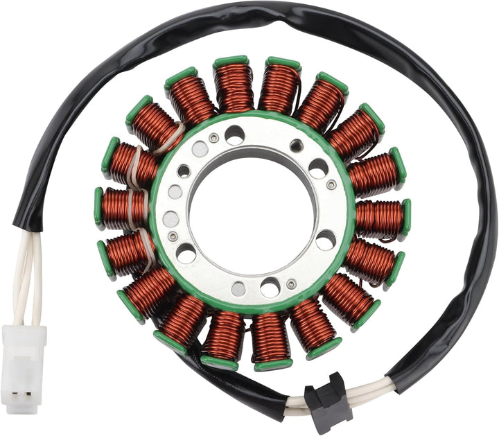 GOOFIT 18 Spule 3 Draht Magneto Stator Coil Zündgenerator Ersatz für Kawasaki ER650 ER6N ER6F EX650