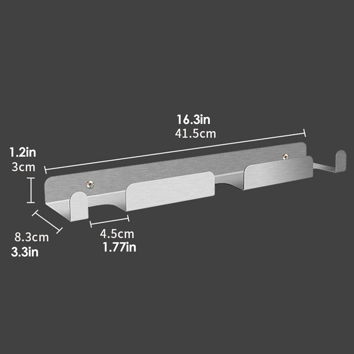 Pizzaschaufel, Pizza-Halter, Wandmontage, Aufbewahrungsregale, Werkzeug-Organizer, 41,5 x 8,3 x 3 cm