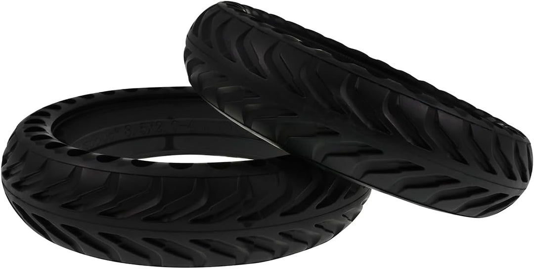 2Extreme 2x E Scooter Reifen, 8,5 Zoll Vollgummi, 8 1/2 Vollgummireifen, 50/75-6.1 Ersatzreifen komp