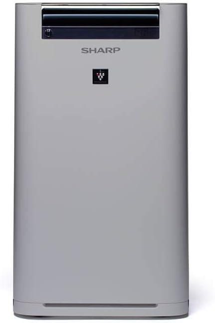SHARP UA-HG60E-L Luftreiniger mit Luftbefeuchter für Räume bis zu 50 qm, 3-Stufen Filtersystem (Vorf