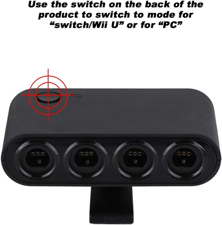 ASHATA Controller Adapter, DREI-in-Eins-Griff für NGC zu Switch-Adapter Konverter für NGC/wiiu/pc/Sw