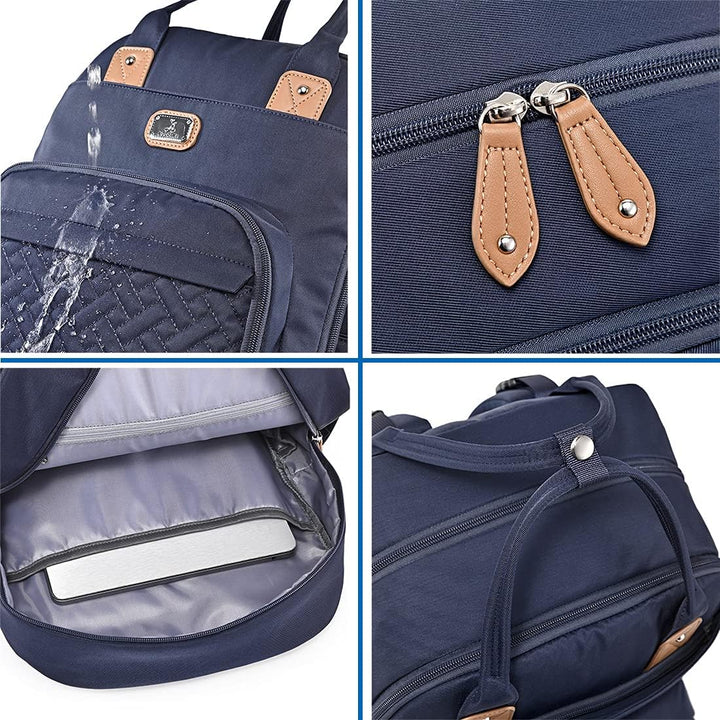 Dikaslon Wickeltasche Rucksack Grosser Wickelrucksack mit Multifunktions-Babytaschen und mobiler Wic