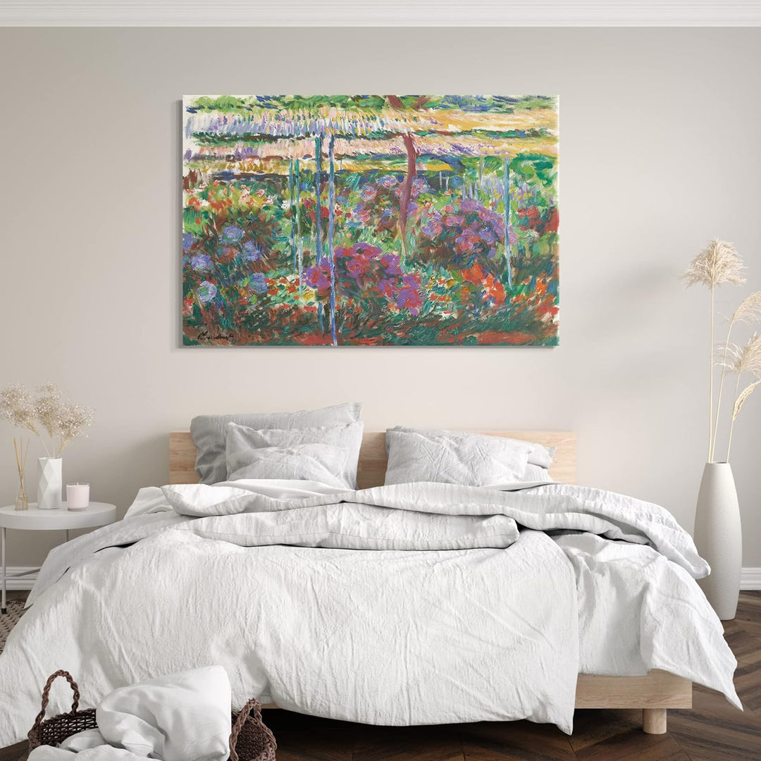 Printed Paintings Leinwand (80x60cm): Claude Monet - Pfingstrosen 80x60 cm, 80x60 cm