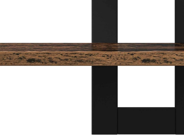 vidaXL Schweberegale Altholz 40 x 15 x 40 cm Holzwerkstoff, Wohnzimmer, Moderne Schwimmregale für pr