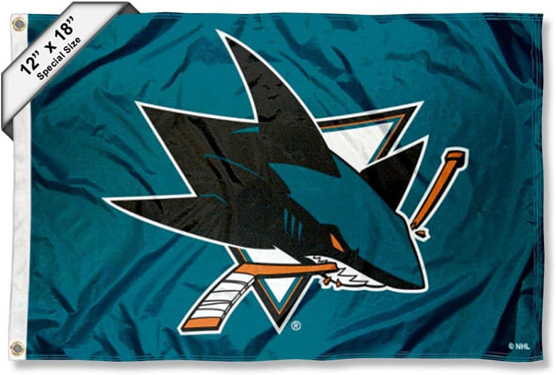 WinCraft San Jose Sharks Boat Marine and Golf Cart Flag