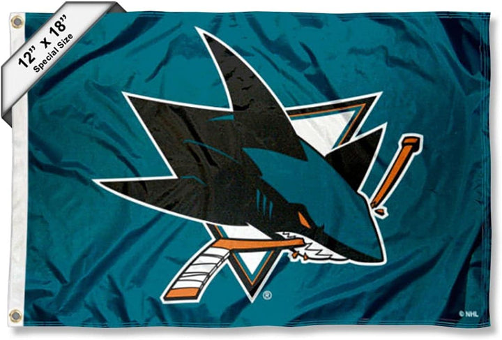 WinCraft San Jose Sharks Boat Marine and Golf Cart Flag
