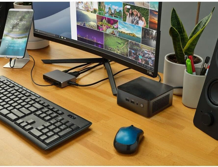 INTEL - NUC 12 Pro Kit NUC12WSHi7 UCFF Schwarz i7-1260P