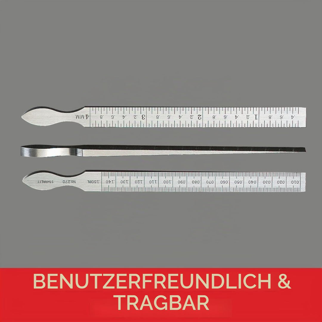 Starrett 270 Messkeil, 0.3-4 mm Messbereich, 0,05 mm