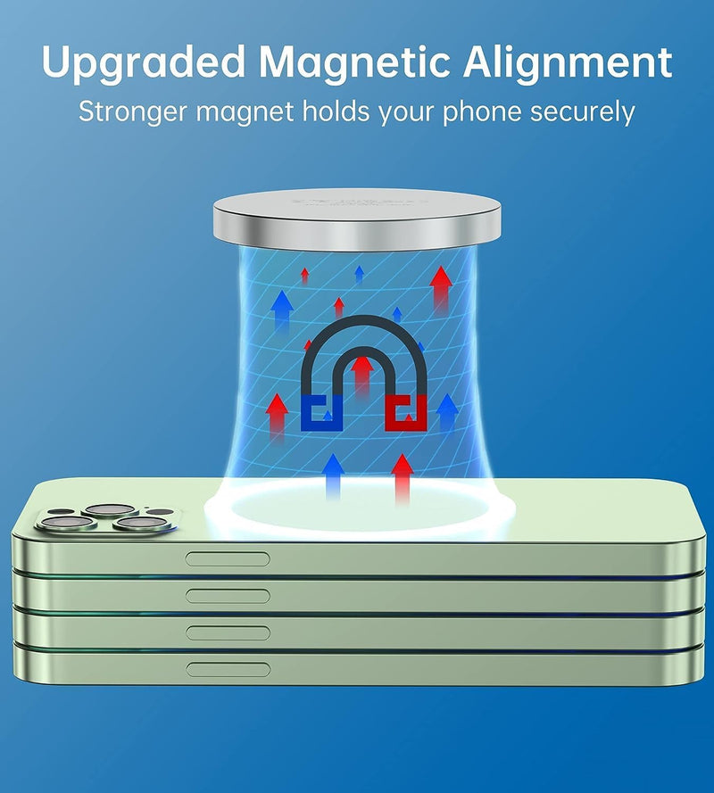 Wireless Charger Kompatibel mit Magsafe Ladegerät,iPhone ladestation,induktive ladestation,magnetisc