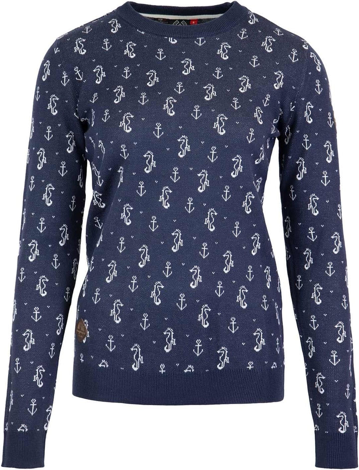 Ragwear Gwinn Strickpullover Damen L Navy, L Navy