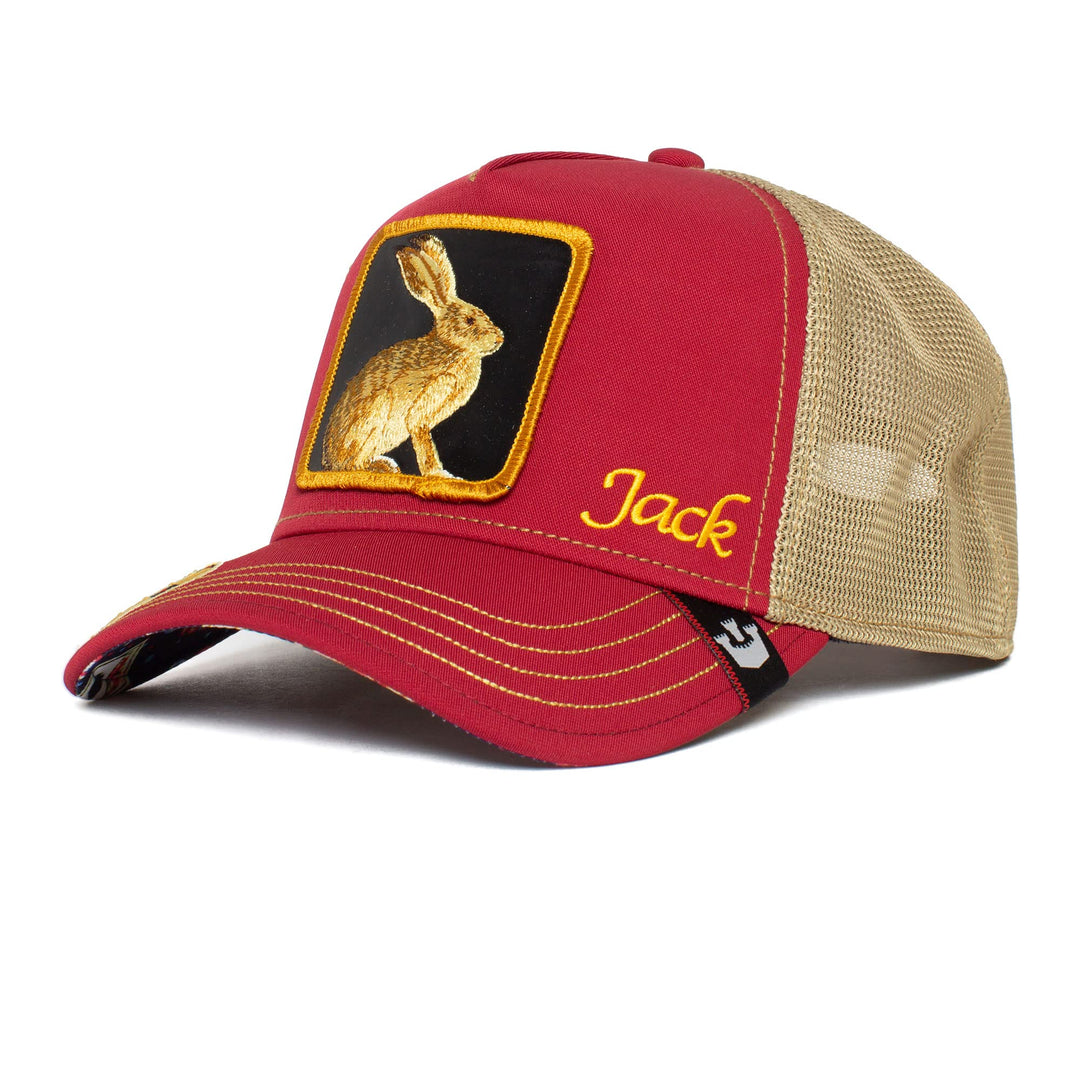 Goorin Bros. Trucker Cap Jacked Casino Serie Red Rot Beige, Jacked