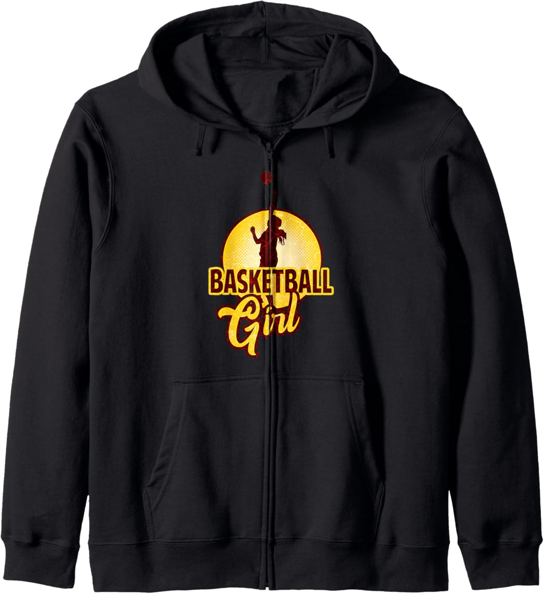 Schulsport Basketballspieler Basketball Mädchen Kapuzenjacke