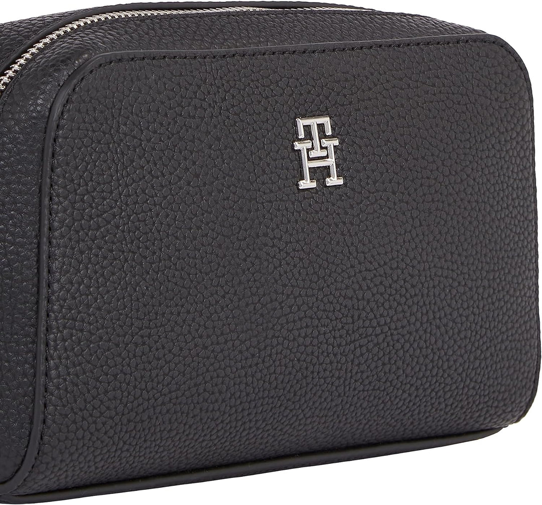 Tommy Hilfiger Umhängetasche TH Emblem Crossover FA23 Schwarz, Schwarz