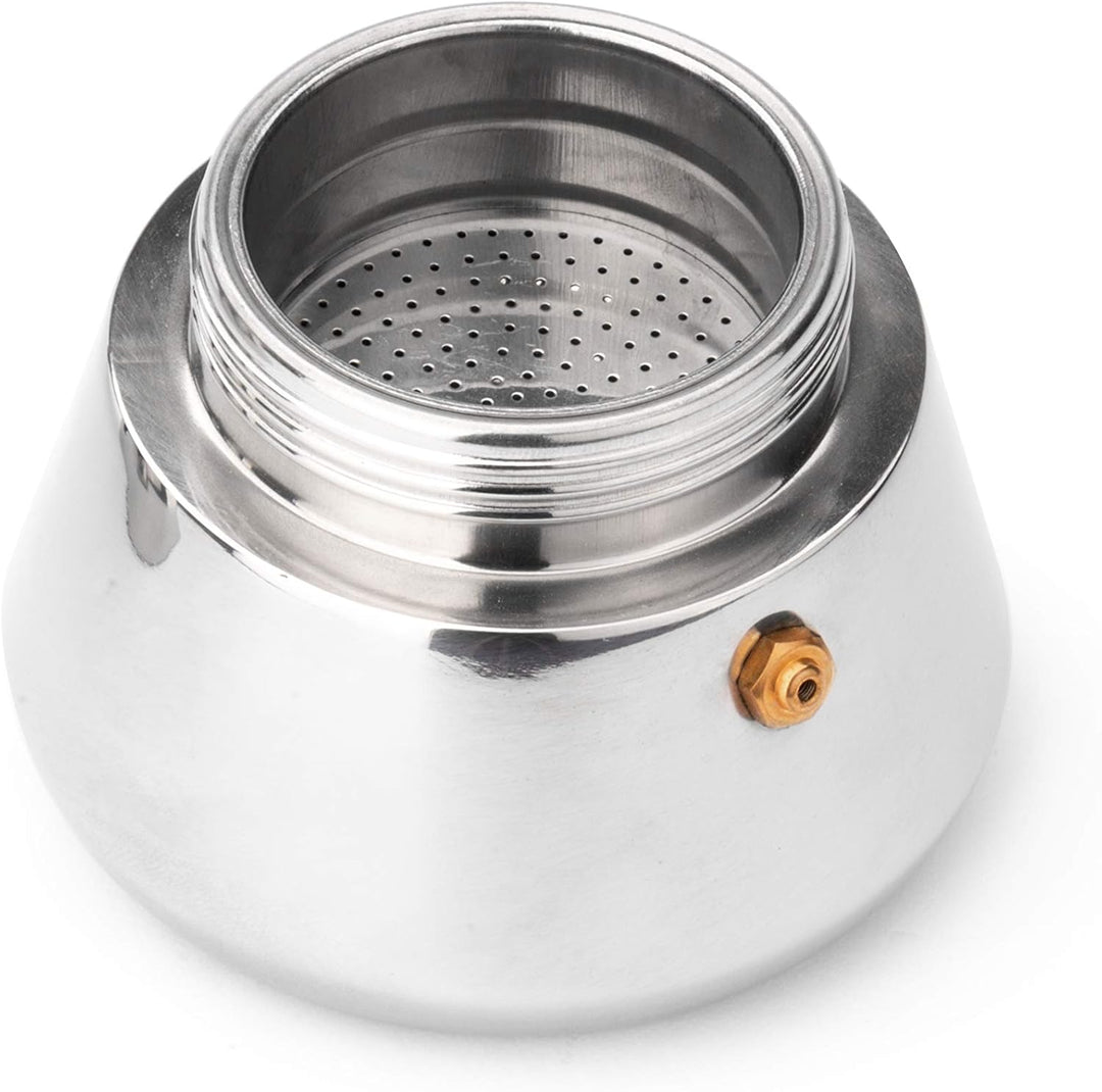 LEOPOLD Cafetera espresso inox TREVI- 4 tazas