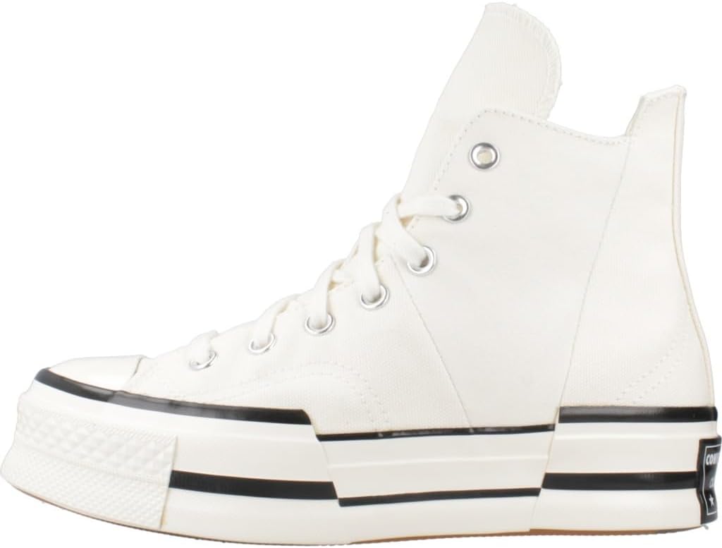 Converse Damen Chuck 70 High Embroidered Lips 38 EU Cremefarben, 38 EU Cremefarben