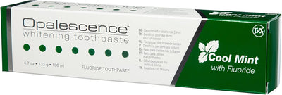 OPALESCENCE Whitening Toothpaste Fluoride Cool Mint - 4 PACK - 4.7oz(133g) X 4 by Opalescence