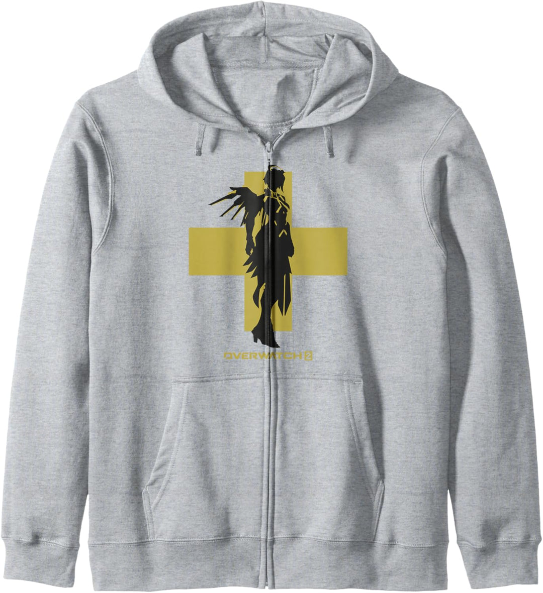 Overwatch 2 Mercy Angel Silhouette Kapuzenjacke