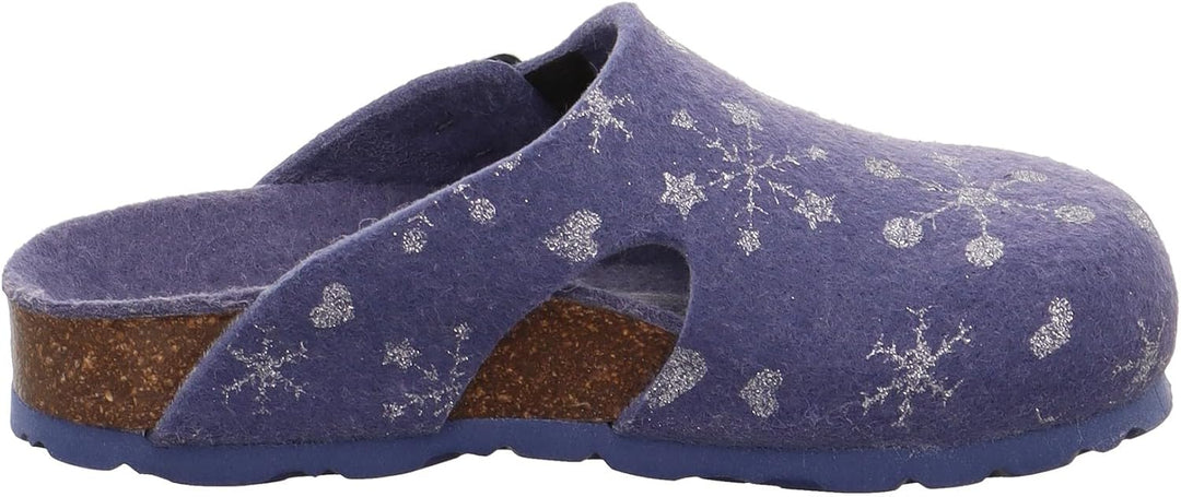 Superfit Mädchen FUSSBETTPANTOFFEL Pantoffeln 24 EU Weit Blau 8020, 24 EU Weit Blau 8020